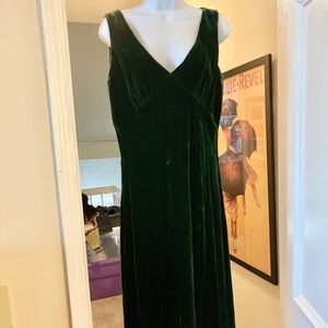 FINAL SALE!! Green Velvet Dress